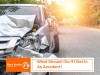 What should I do if I get in an accident during a car rental in Iran?