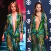 Amber Valletta has playfully teased Jennifer Lopez for making fashion history